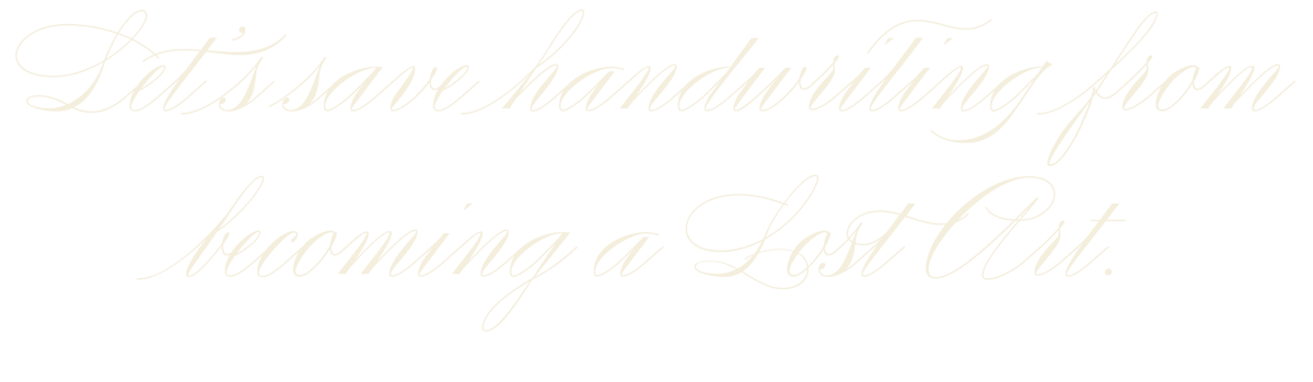 Save handwriting