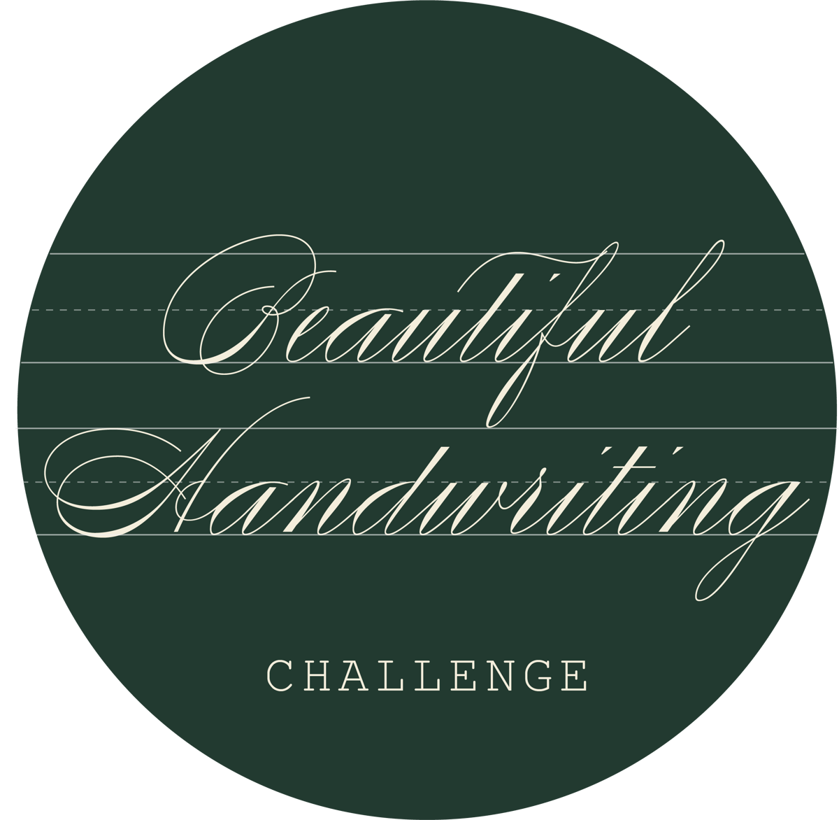 Beautiful Handwriting Challenge